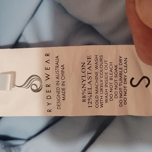 Ryderwear scrunch bum shirts Size S in pale blue - Picture 6 of 6